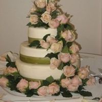 Updated Pic! Wedding Cake This was the cake for the first wedding held at a new winery in our area. Basic fondant with choc. b/c underneath, from bottom to top,...