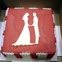 Engagement Bride and groom are fondant.