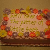 Flowers And Butterflies Fondant flowers and butterflies. I got the saying from the "What do you say?" booklet.