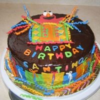 Elmo Birthday Cake 