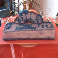 My Daughter's 5Th Birthday This is the other side of my daughters 2 in 1 cake theme. Wonderbella on one side and Hannah Montana music notes on the other.