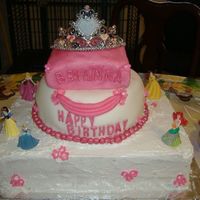 Brianna's Princess Cake This cake was a challenge for me. As a novice, I worked with new ingredients and elements here... but it was great fun. the frosting on the...