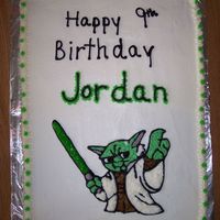 Yoda Birthday This was a fun cake! I really like doing cakes like this, not really a princess cake fan.