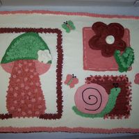 Baby Shower I hate that the cake is not a great looking rectangle, but it's still one the my favorite little girl cakes. The woman hosting the...