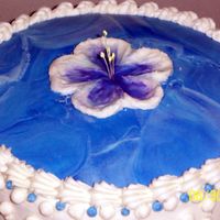 Marble.jpg I was trying to lighten some dark blue fondant with white but the marbling looked so pretty I left it that way.