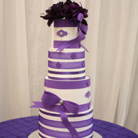 Purple Wedding Cake. 
