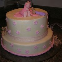 Baby Shower-Girl Thanks aine2 for your tutorial videos and beautiful cake pictures that inspired me to do this cake. This was my very first attempt at using...