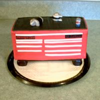 Tool Box Tool box in buttercream with accents in fondant. I really prefer all in fondant it tuns more neat..