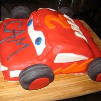 Lightening Mcqueen For my nephews 2nd bday he wanted lightening mcqueen :)