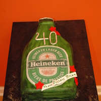 Man's 40Th Birthday Likes his Heineken!!!!!!!! Who doesn't!!! :-)