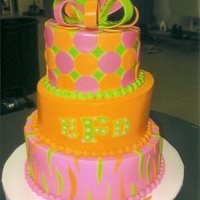 16Th Birthday 16th Birthday cake-covered completely in fondant