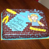 Bob The Builder This is a Bob the Builder sheet cake for my friend's twin's 3rd birthday. It's a triple chocolate fudge cake with...