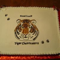 Tigers This was for my daughter's cheerleading team kick off party. The tem mascot is a tiger.