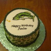 Bass Birthday Cake 