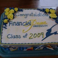 Fpu Graduation Cake Made this cake for our FPU class... for the last class it was a potluck of sorts.... chocolate fudge cake iced in bc, fondant gazelle and...