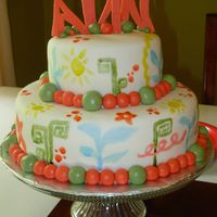 060709B.jpg I have to explain this one a bit! This was for my nephew's first birthday party...Dad is an artist and designed the invitations/party...