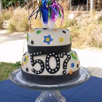 'you're How Old?' Over-The-Hill Cake Made for a 50th birthday party -- friend wanted the number '50' and the question mark from the 'You're HOW Old?'...