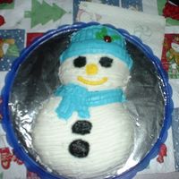 Blue Snowman 