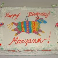 Pinata Cake This was for my sister's birthday.