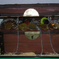 Treasure Chest This was my 2nd treasue chest. Learned alot from the first one & think the 2nd attempt was much more successful.