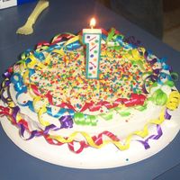 1St Birthday "smash Cake" This is the smash cake I did for my youngest son's bday. Since he was going to dig in, I did not bother doing anything fancy for a...