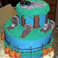 Happy Halloween! I made this cake for a Halloween Party this weekend. I was really happy with it. It was my first time working with MMF and I absolutely...