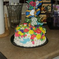 2006-08-18_0001.jpg this was my wilton 2 cake, but I made it for my grand-daughters birthday. I told her I would make her a basket filled with flowers, she...