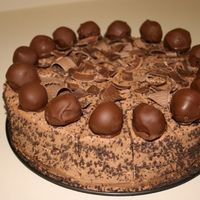 Truffel Cake This is my truffer cake. The only one diference from the recepies is that I used milk chocolad.