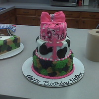 Girly Country Cake i did for a student. Was very rushed so it didn't turn out as good as i would like.