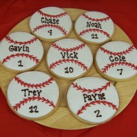 Baseball Cookies 