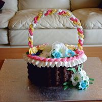 Easter Basket My sister-in-law thought it was a basket of flowers on the table.