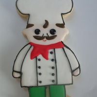 124360677897941.jpg Chef cookie inspired by a clip art I found. My entire kitchen is decorate in Fat Chef things and I love little chefs so I found this and...