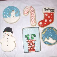 Christmas Assortment NFSC with Antonia's RI. Thank you all for your inspiration. I had to try my hand at the snowman "snowglobe" cookie. I hope I...