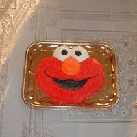 Elmo here is the second cake we done for my sons first birthday. We had to feed alot of people.
