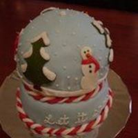 Snowglobe Thanks to all of you who posted snowglobes you had made. I just had to try one!