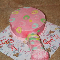 Rattle baby shower, rattle