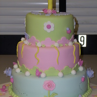 Flowers,butterflies And Lady Bugs 