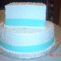 Tiffany Blue Not my design...this is what the couple wanted... from a picture