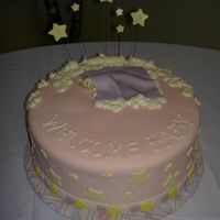 Baby Shower This was for a baby shower, they didn't know what the name of the girl was going to be yet. Its vanilla cake with raspberry filling...