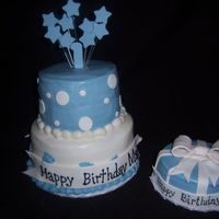 Tarheel 1St This was ordered for a child's 1st birthday. It was a great order, because when the mom was pregnant, I did the baby shower cake for...
