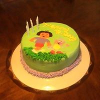 Dora And Boots I attempted to pipe out dora and boots. It was extremely difficult and time consuming using all the different colors. I know there has to...