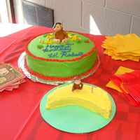 Curious George Cake I made these cakes for my son's 1st birthday. It was my first time working with fondant (george and bananas). The smash cake was...