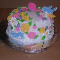 My Wilton Course 2 Final Cake This is made of BC and RI...My final cake of Wilton Course 2...Finished Course 2 on July 31, 2007