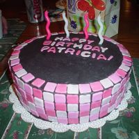 Mosaic My wife was the brains behind this one. She thought of the mosaic pattern and I thought of the colors. It came out perfect!!!