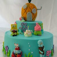 Tommy's Spongebob Cake My son's 5th birthday cake. A lot of work but also a lot of fun!