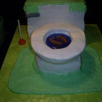 My Version Of A Toilet Cake SLK gave me instructions for how to do this cake, and it helped greatly! Many thanks to her! I put too many dowels thru the 'bowl'...