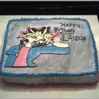 Yugioh Birthday Cake - Fbct This was for my newphew's 7th birthday today.