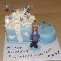 Birthday/baby On The Way My version of Macsmom's version of a duff cake. Coconut layered with pina colada cake. Doesn't show well but cake is bigger on...