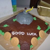 Army Eod Bomb Cake My husband was recently accepted into the Army EOD. I made him a cake for the party we had for him. I really like most of it, was hoping to...