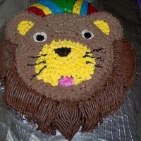 Baby Einstien Lion I made this for my daughter's first birthday party. There aren't really any Baby Einstien cake pans so I had to get creative. It...